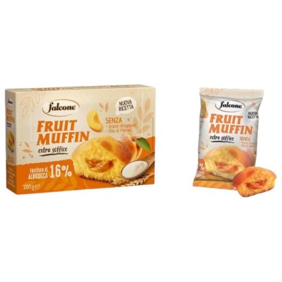 Falcone Fruit Muffin Albicocca 200 gr