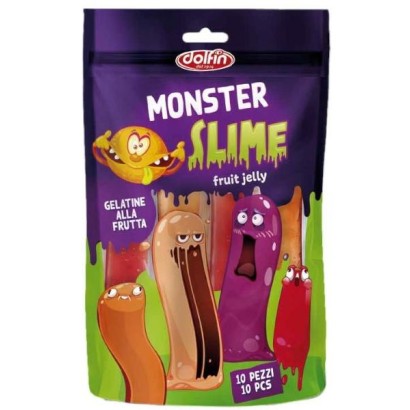 Halloween Monster Slime Gelatine Dolfin 200ml - Confezione da 10 pezzi