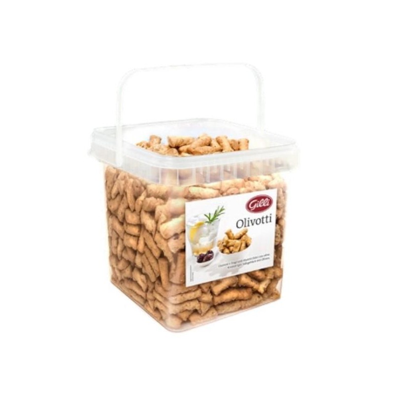 Olivotti Snack alle Olive Secchio 2 Kg Gilli