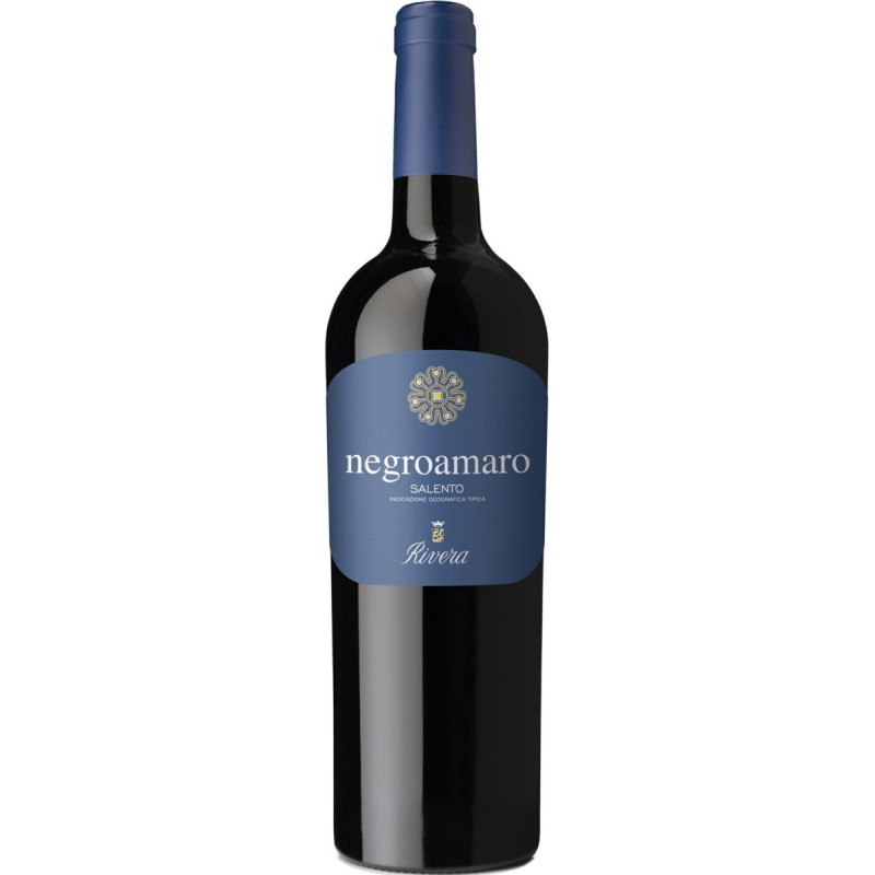 Vino Rosso 2021 Negramaro del Salento I.G.T. 75 cl Rosso Intenso dal Cuore del Salento