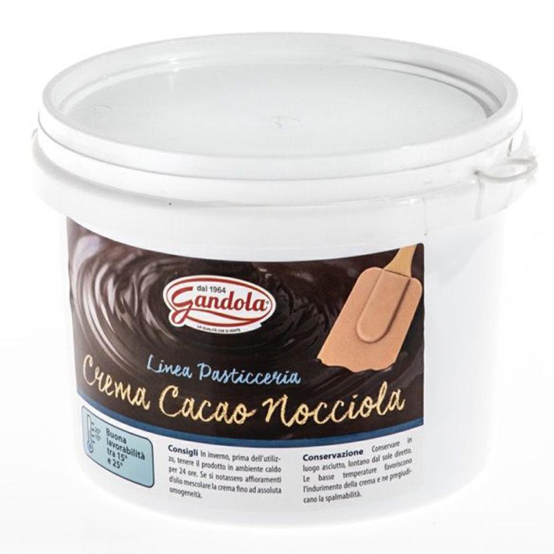 Gandola Crema Cacao e Nocciola Barattolo da 3 Kg