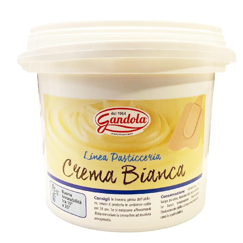 Gandola Crema Cioccolata Bianca Barattolo da 3 Kg