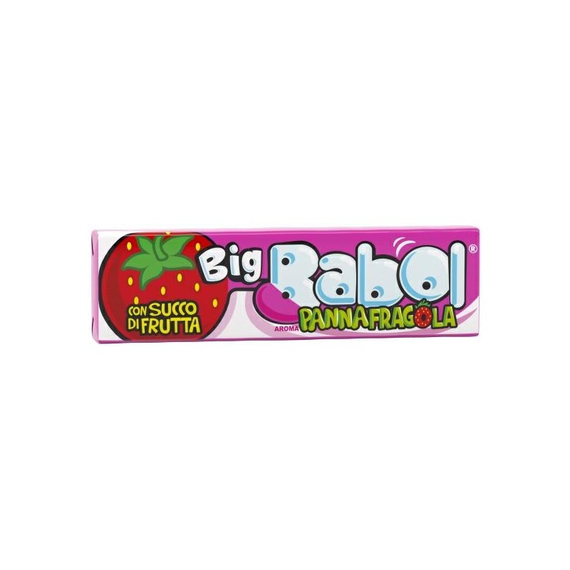 The Big Babol Panna e Fragola 24 pezzi