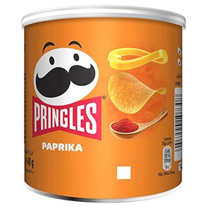 Pringles 12 Tubi Patatine al gusto Paprika da 40 grammi