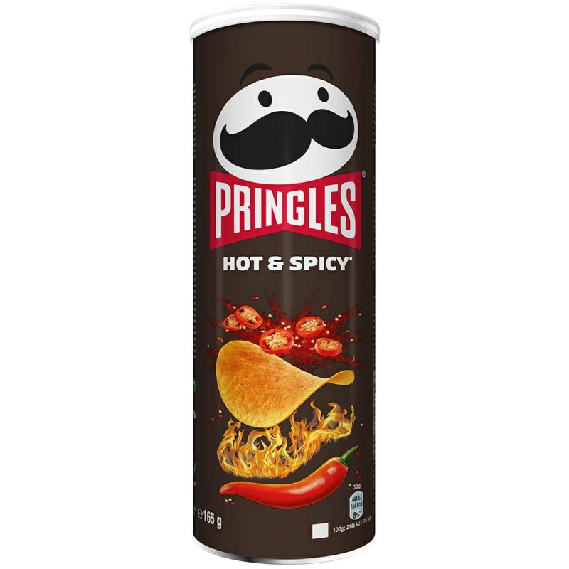 Pringles Patatine Gusto Flame Spicy?ä Bbq Flavour Tubo da 175 grammi