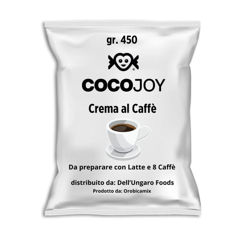 Cocojoy Preparato in Polvere per Crema Fredda al Gusto Caff Busta da 450 gr