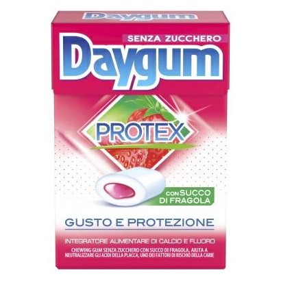 Daygum Protex Fragola Gel Astuccio 20 pezzi