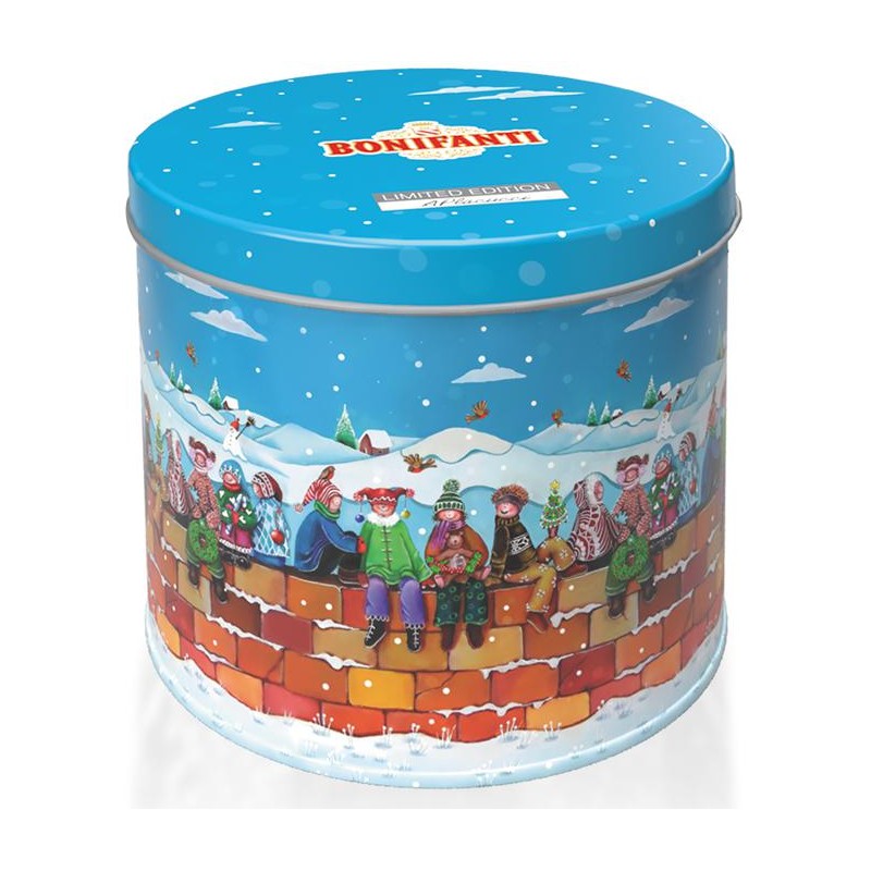 Panettone Milanese Alto Latta Neve di Natale gr.1000 Bonifanti