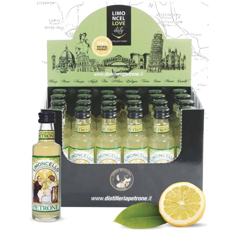 Limoncello Mini Box 24 Bottiglie da 4 cl Petrone