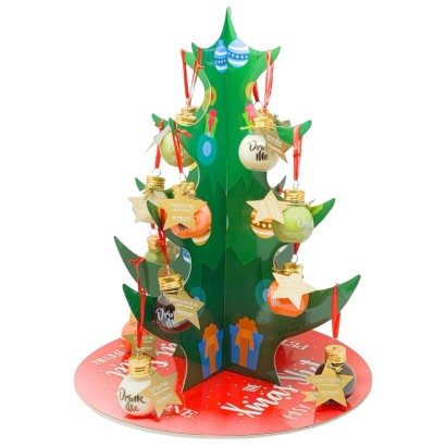 Albero Di Natale con Palline di Crema Liquore 17% Petrone cl.5x12