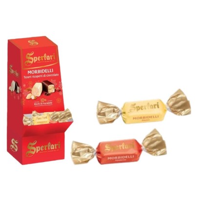 Sperlari Morbidelli Torroncini Assortiti Bianco e Fondente Espositore da 1 Kg