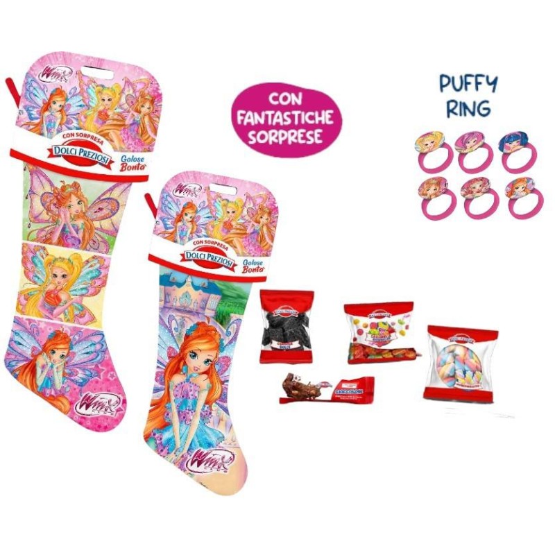 Calza Befana Winx gr.170 Dolci Preziosi