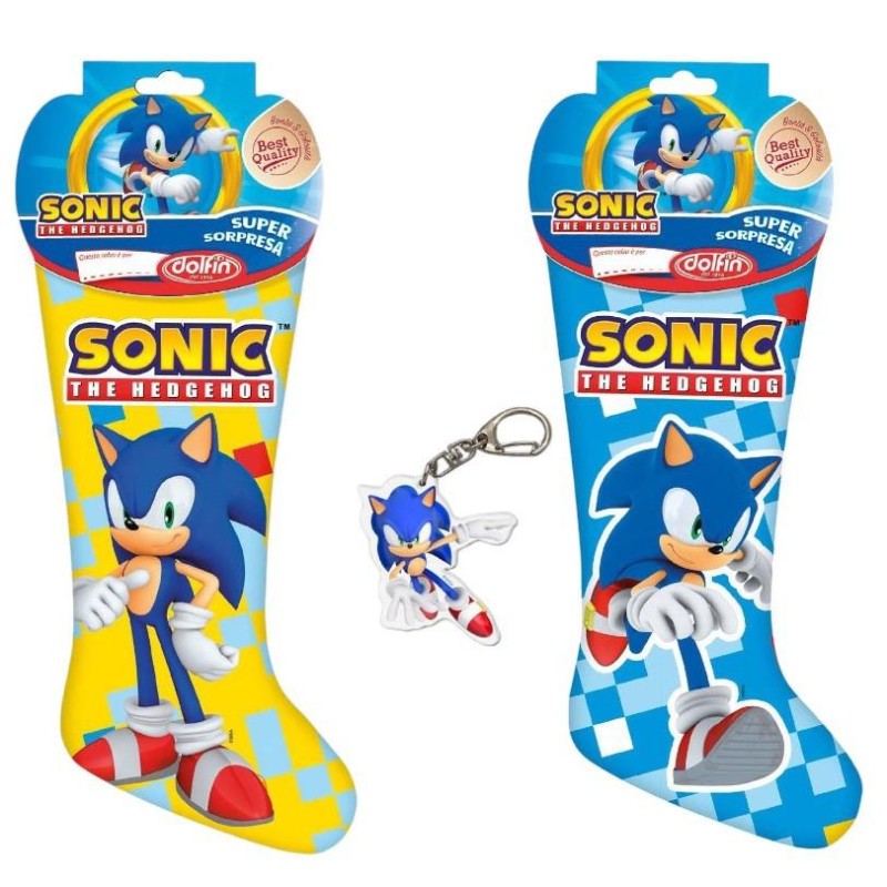 Calza Befana Sonic con Dolci gr.190 Dolfin