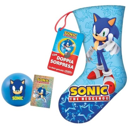 Maxi Calza Befana Sonic con Dolci gr.235 Dolfin