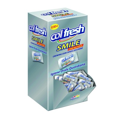 Colfresh Duetto Smile Gomme da masticare Con Xilitolo Senza Zucchero box da 200 pezzi