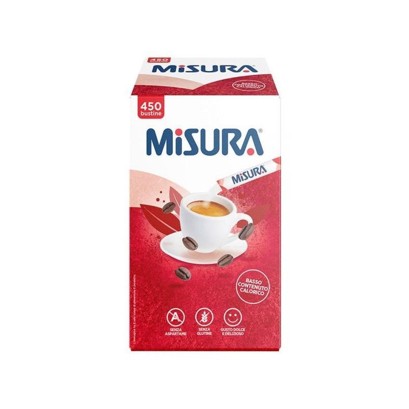 Misura Dolcificante con Basso Contenuto Calorico Box da 450 Bustine