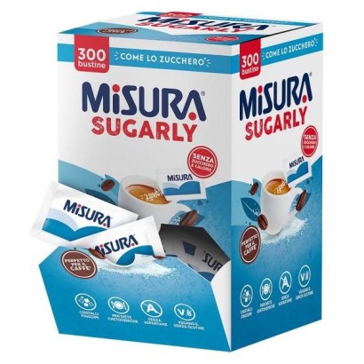 Misura Sugarly Dolcificante Senza Zucchero e Calorie Box da 300 Bustine