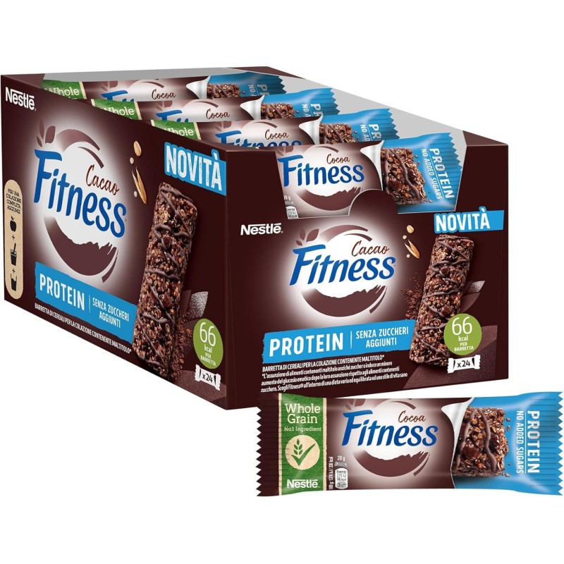 Fitness Protein Cioccolato Fondente gr.20x24