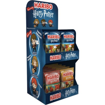 Haribo Expo da Banco con Harry Potter Ron ed Hermione da 40 buste da gr. 80