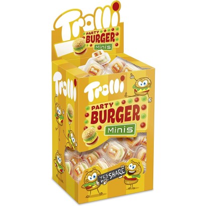 Mini Burger Trolli 10g - Snack Goloso (80pz)