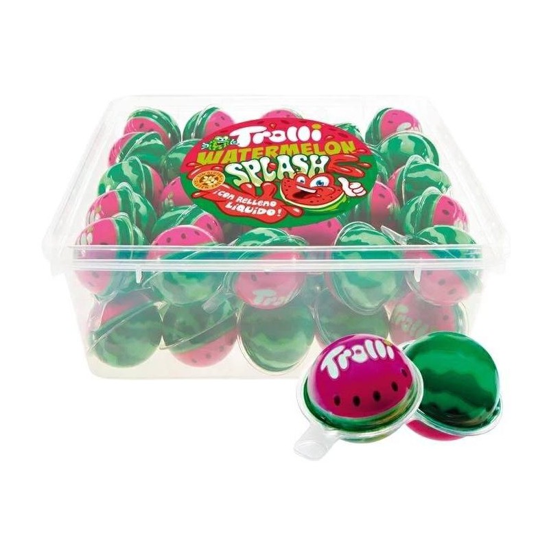 Watermelon Splash Anguria 18,8g - Trolli (45pz) Fresco & Dolce