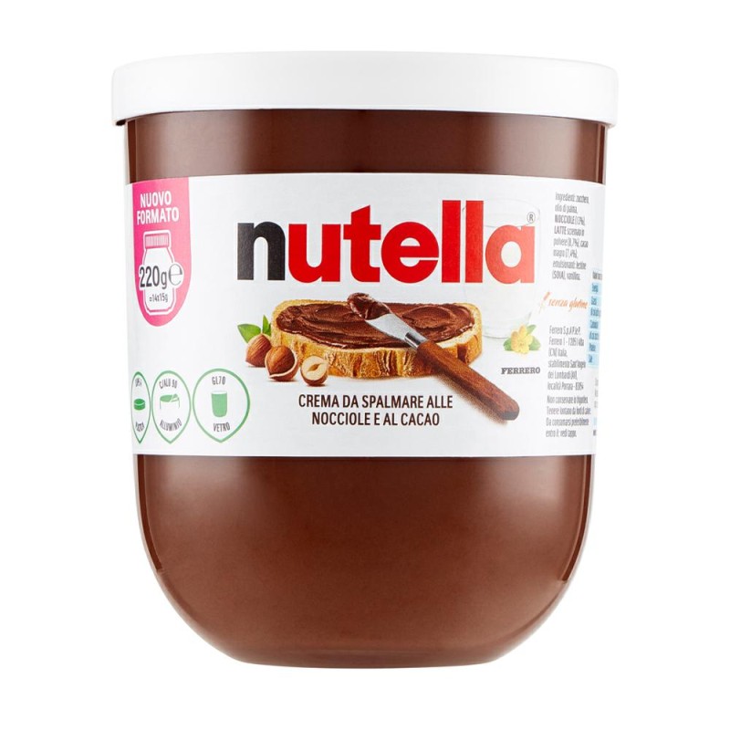 Nutella Bicchiere in vetro 220 grammi