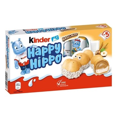 Kinder Happy Hippo Classico Nocciola T5 Multipack 103 g