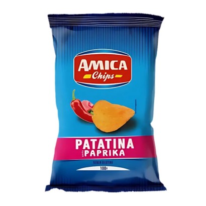 Amica Chips La Patatina Paprika Senza Glutine Busta da 100 gr