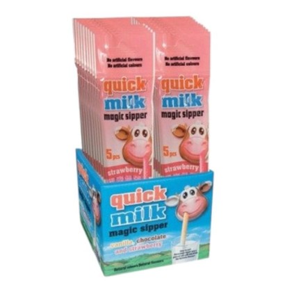 Quick Milk Cannucce  Fragola Gr.30x20