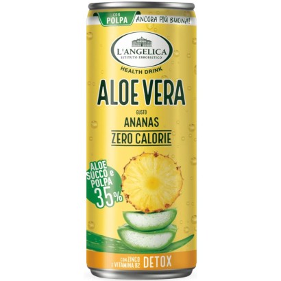 Aloe Vera gusto Ananas 35% ml.240 da 12 bottiglie - Freschezza Esotica