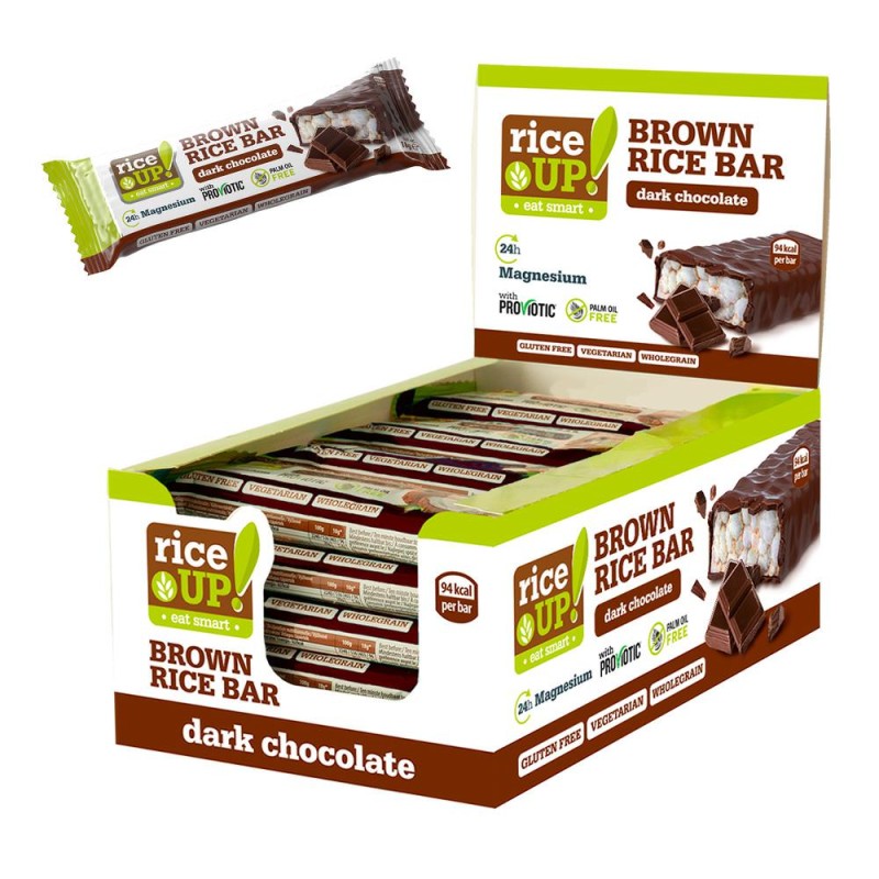 Rice Up! Riso e Cioccolato Fondente  gr.18 x20 pezzi Zaniboni