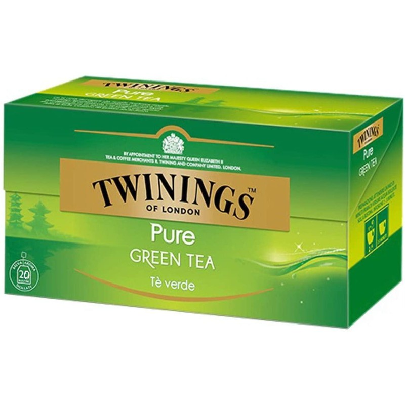 Twinings Tea Verde Pure Green Te da 25 filtri