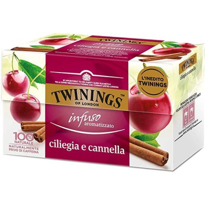 Twinings Infuso Aromatizzato Ciliegia e Cannella confezione da 20 Filtri