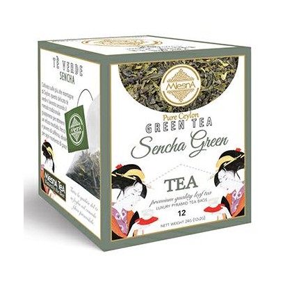 Mlesna Te Verde Pure Sencha 12 Filtri Piramidali Salvaroma