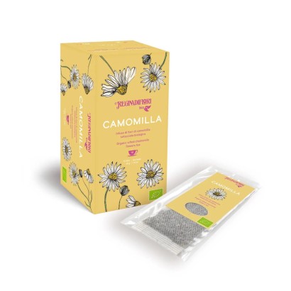 Regina di Fiori Camomilla Infuso di Fiori di Camomilla Bio 15 Filtri da 3 grammi