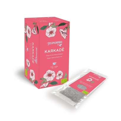 Regina di Fiori Karkade' Infuso di Fiori di Ibisco Bio 15 Filtri da 3 grammi