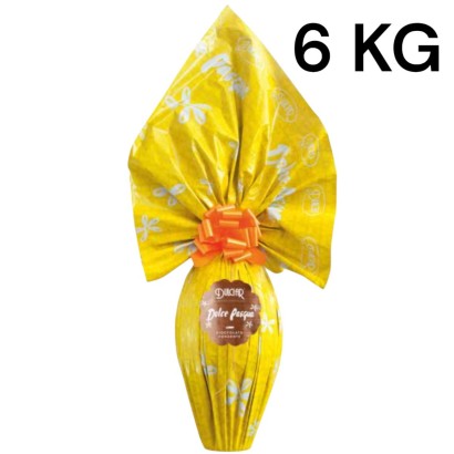 Uovo Gigante al Latte Dolce Pasqua Fazzolettato kg.6 Dulciar