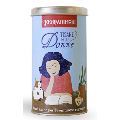 Regina di Fiori Tisane delle Donne Latta con 12 Filtri Assortiti