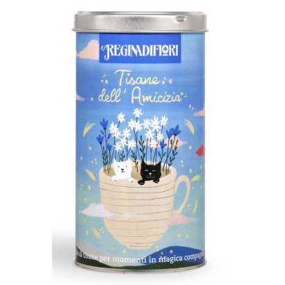 Regina di Fiori Tisane dell' Amicizia Latta con 12 Filtri Assortiti