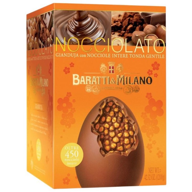 Uovo Nocciolato Magnum Gianduja Kg.1,2 Baratti & Milano