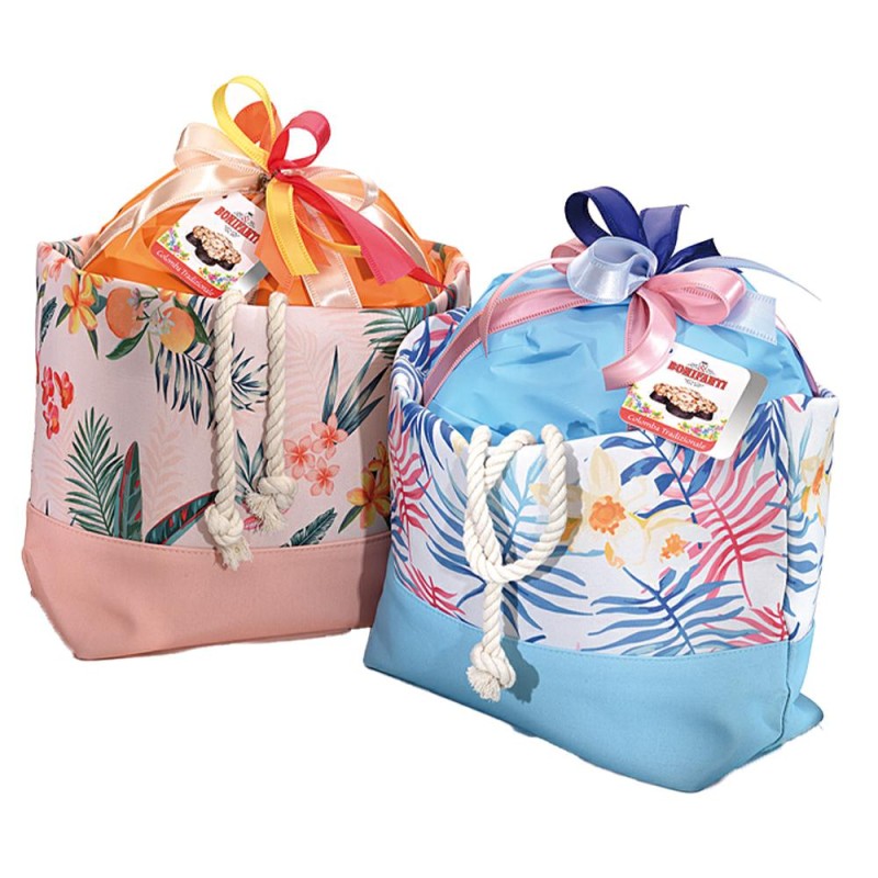 Colomba Bonifanti Tradizionale Borsa Rosa/Azzurro gr.1000