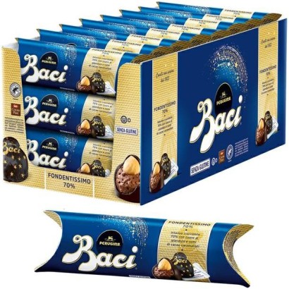 Baci Perugina Tubo Fondentissimo x3 Nestle' gr.37,5x21