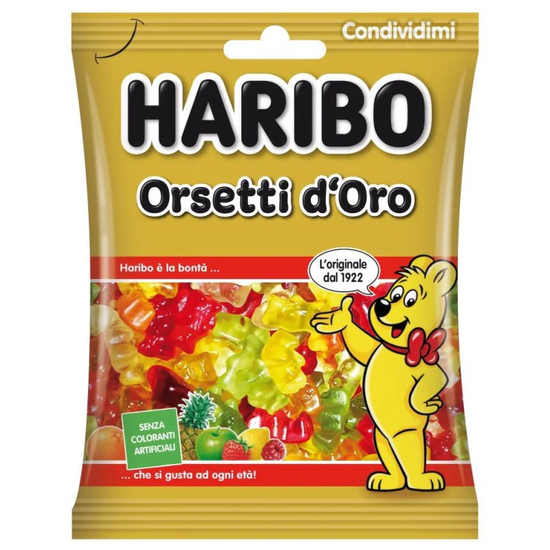 Orsetti D'Oro Caramelle Gommose Haribo gr.80