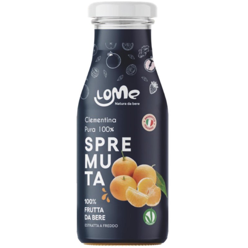 Lome Spremuta di Pura Clementina 12 Bottiglie da 200 ml