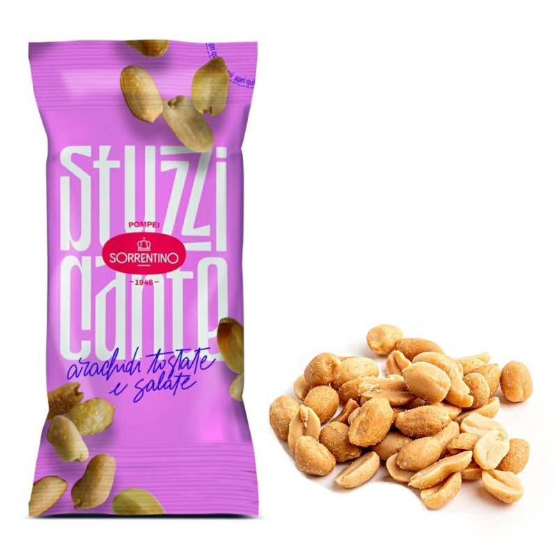 Arachidi Tostate e Salate - Confezione da 50 bustine da 30g