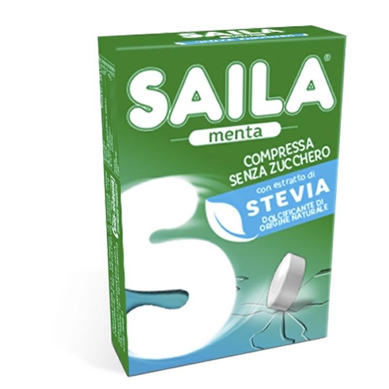 Saila Menta Stevia Senza Zucchero Astuccio gr.40x16