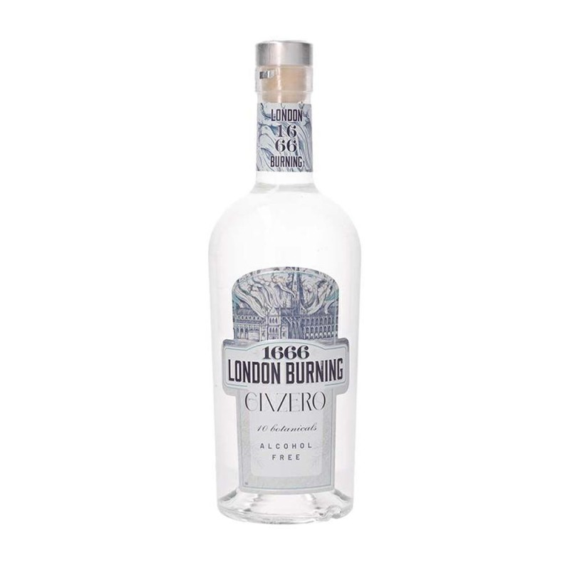Gin Alcohol Free London Burning Bottiglia Vol.40% cl.70