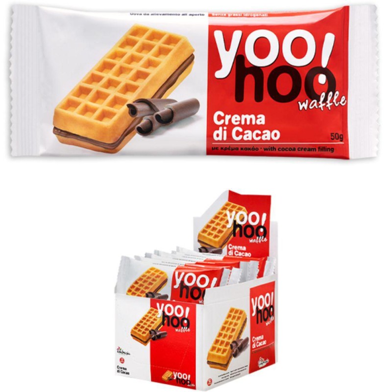 Yoohoo! Waffle Cioccolato gr.50 x12 pezzi Zaniboni