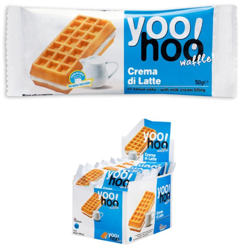 Yoohoo! Waffle Crema Latte gr. 50 x12 pezzi Zaniboni