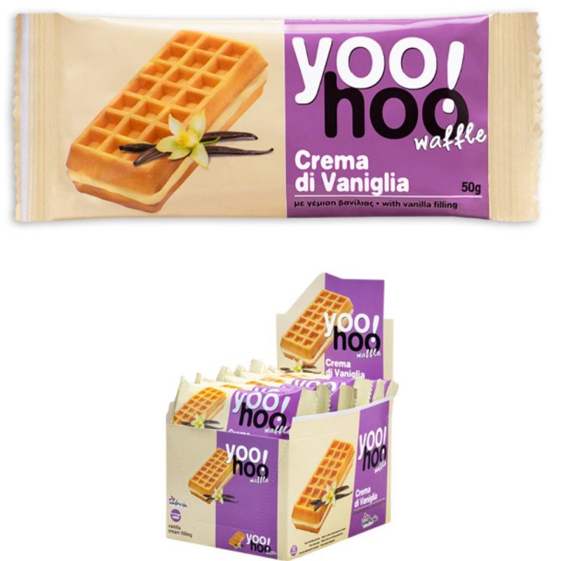 Yoohoo! Waffle Vaniglia gr.50 x12 pezzi Zaniboni